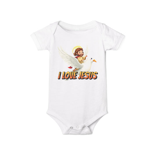 I Love Jesus - Dove - Infant Onesie