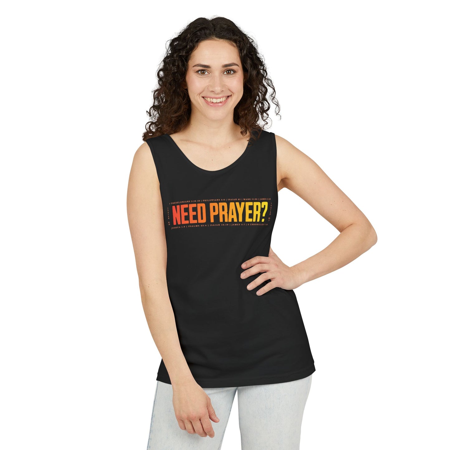 NEED PRAYER? Interactive Ministry Tank Top
