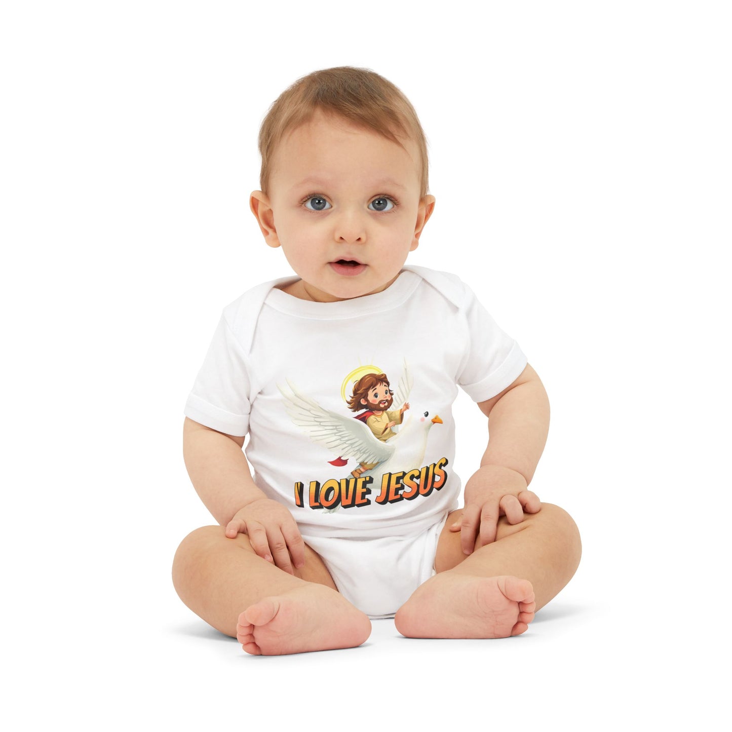 I Love Jesus - Dove - Infant Onesie