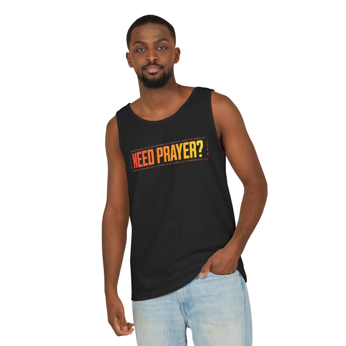 NEED PRAYER? Interactive Ministry Tank Top