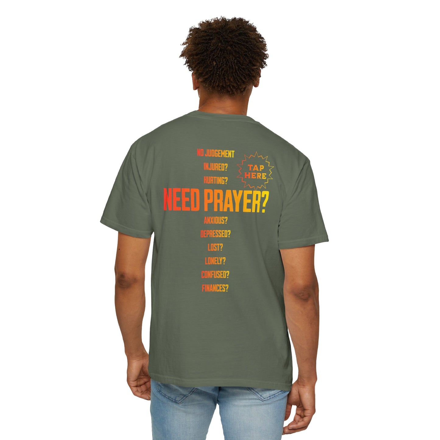 NEED PRAYER? Interactive Ministry Shirt