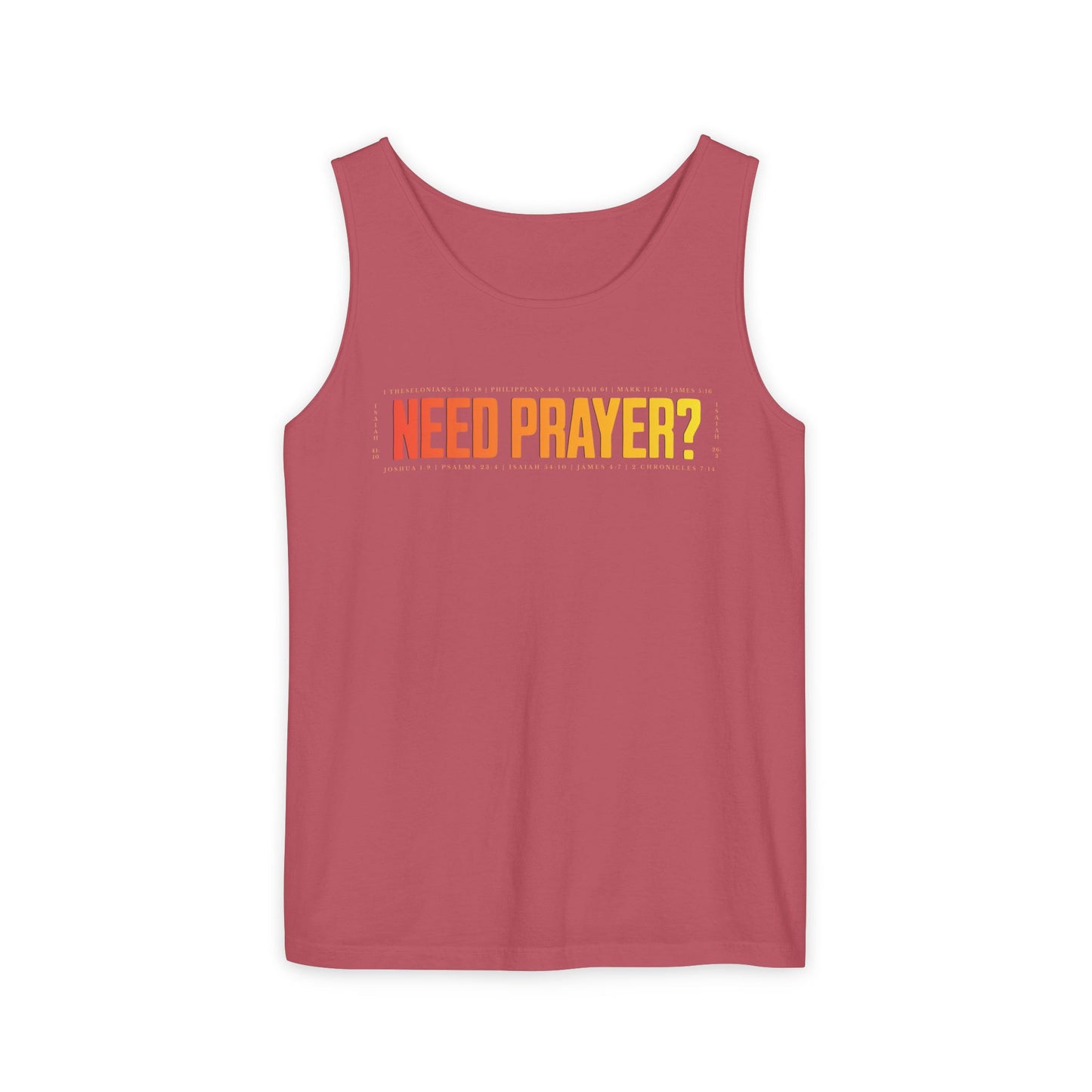 NEED PRAYER? Interactive Ministry Tank Top