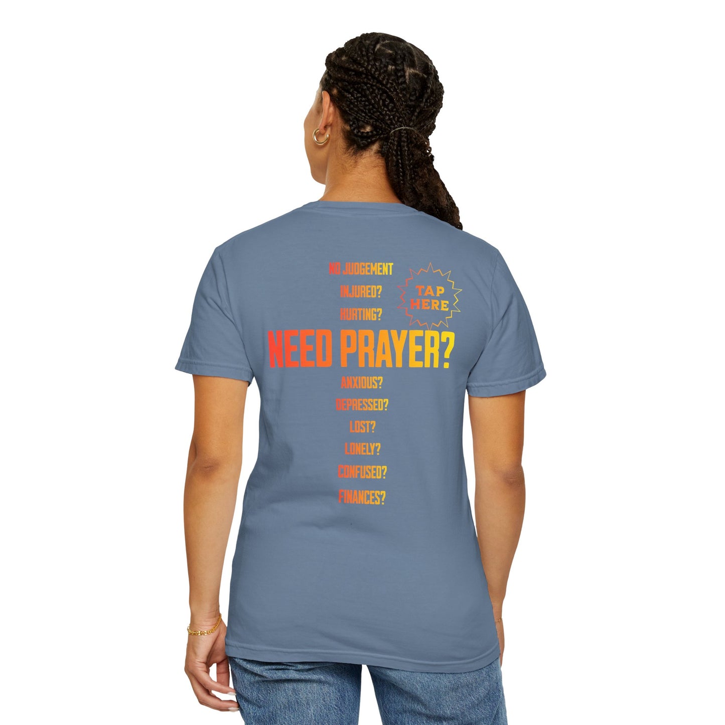 NEED PRAYER? Interactive Ministry Shirt