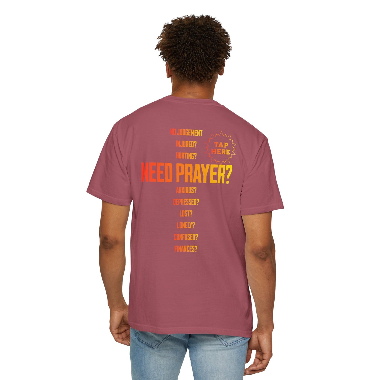 NEED PRAYER? Interactive Ministry Shirt