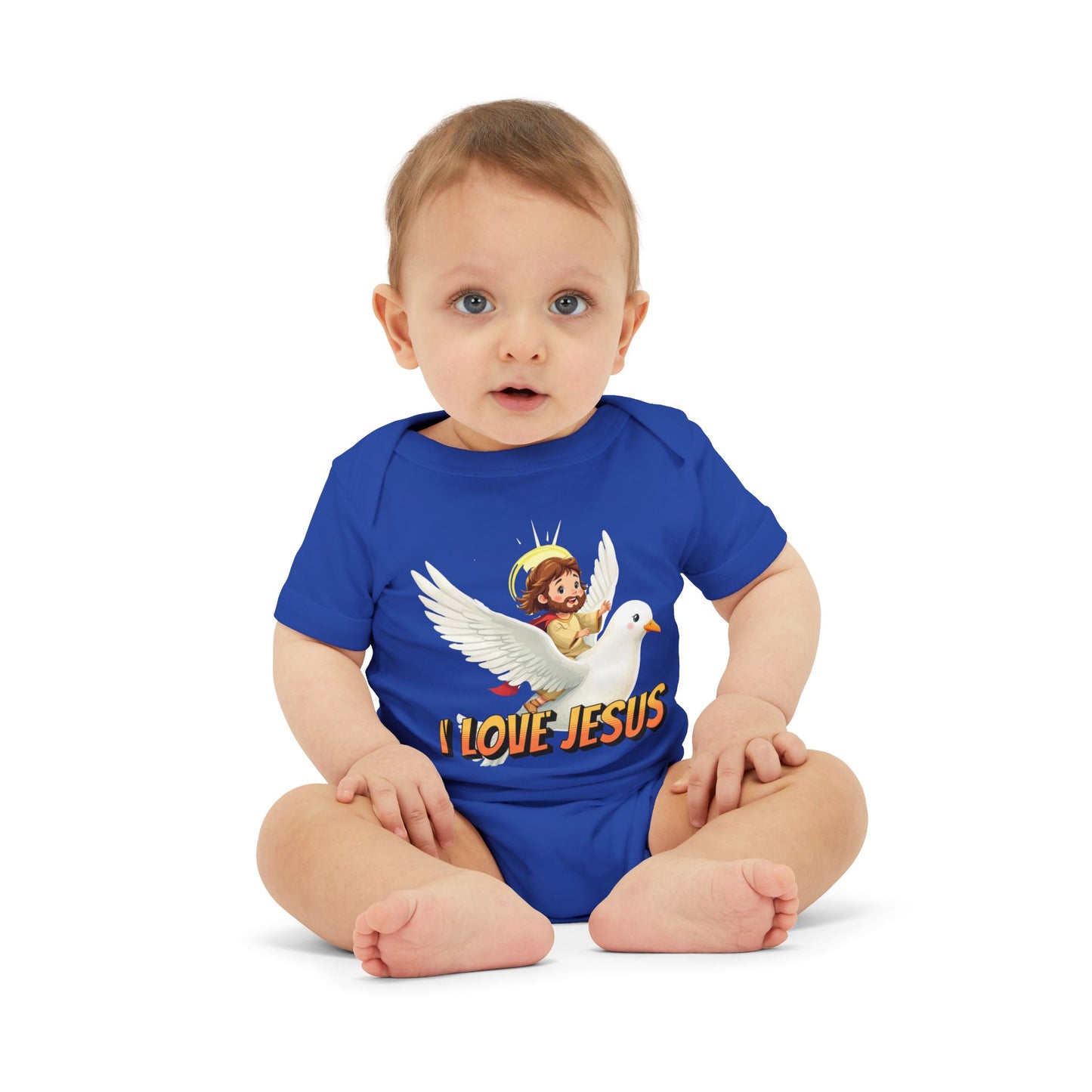 I Love Jesus - Dove - Infant Onesie