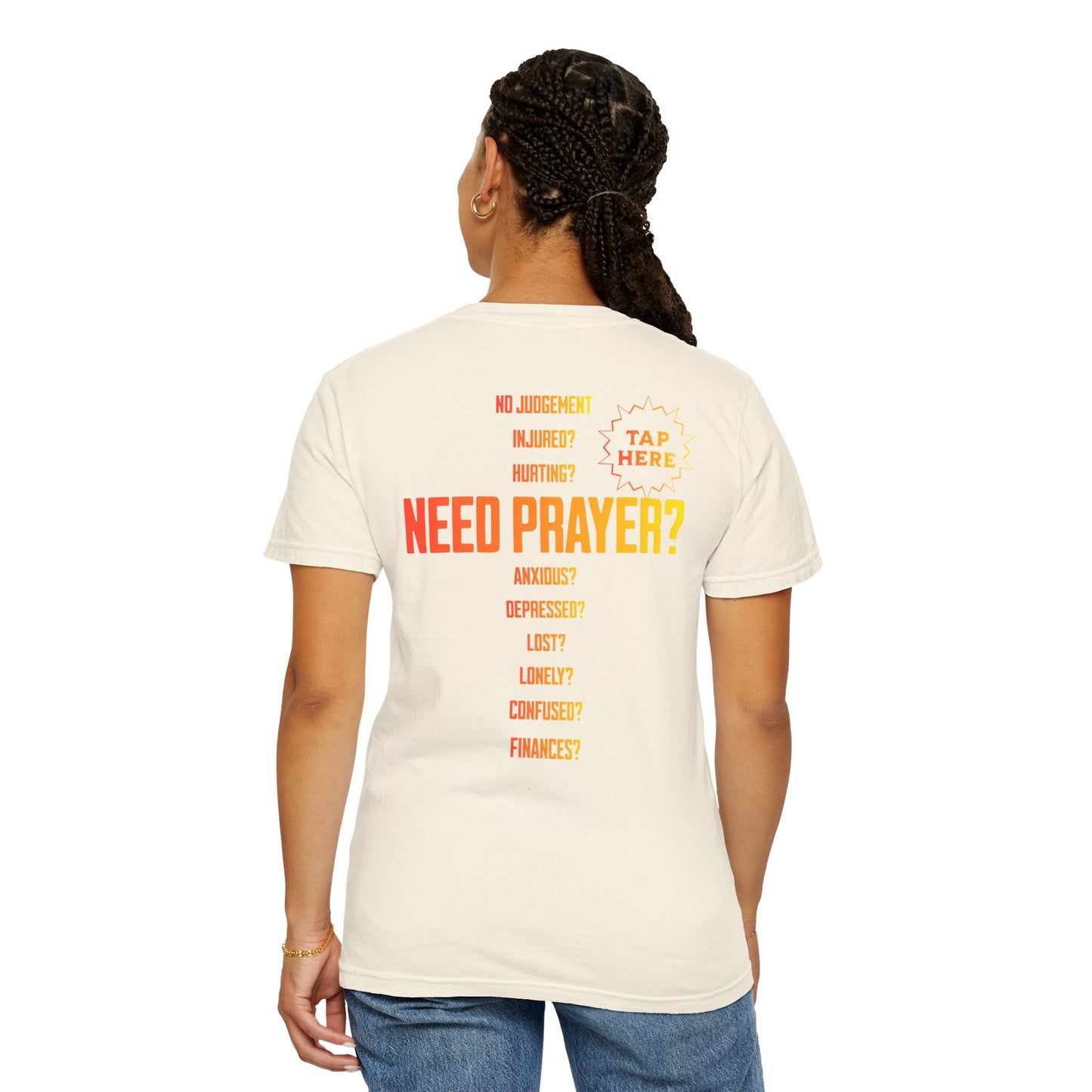 NEED PRAYER? Interactive Ministry Shirt