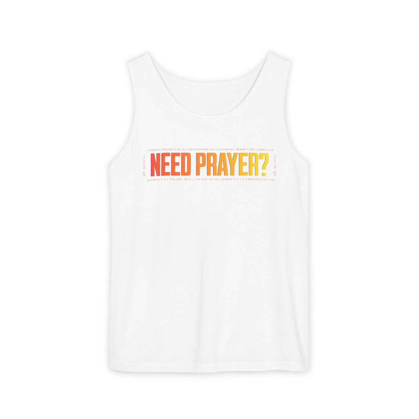NEED PRAYER? Interactive Ministry Tank Top