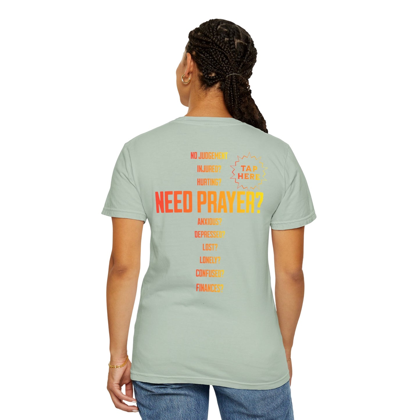 NEED PRAYER? Interactive Ministry Shirt