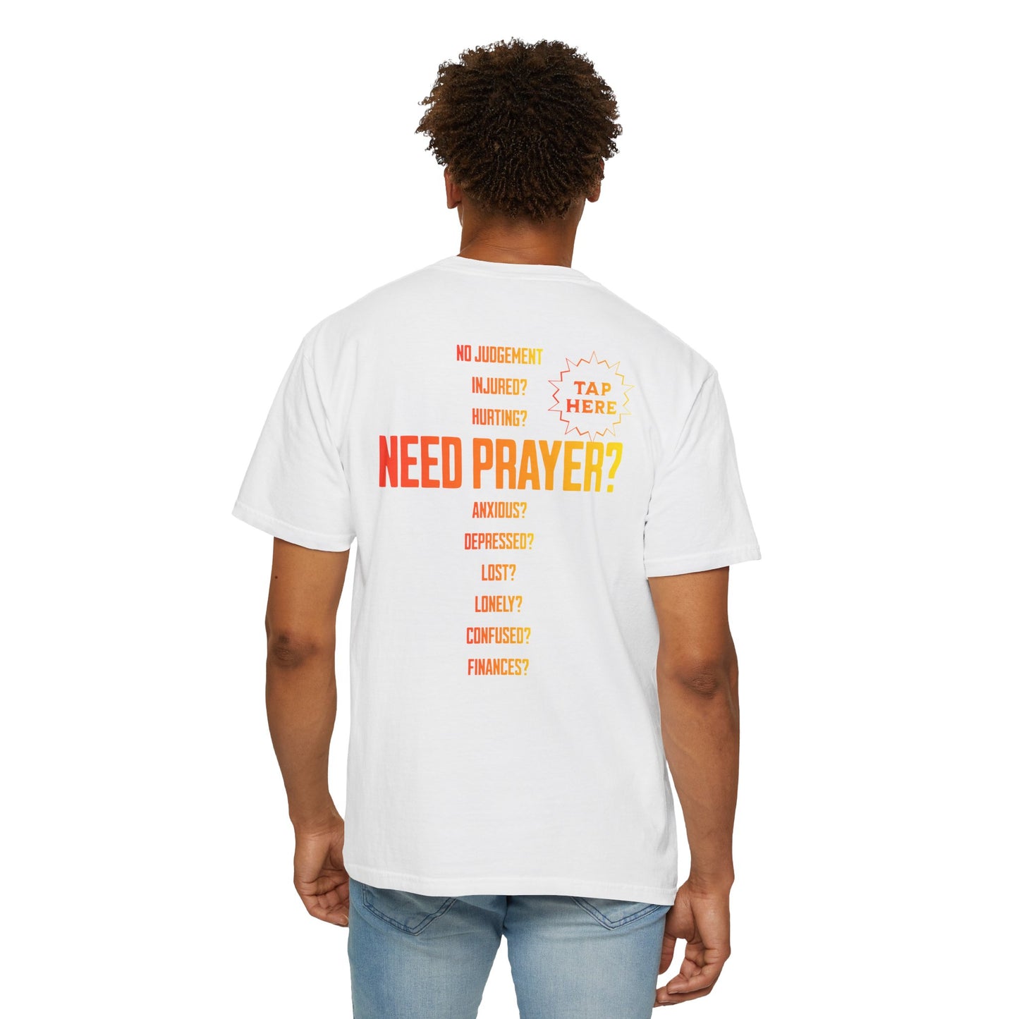 NEED PRAYER? Interactive Ministry Shirt