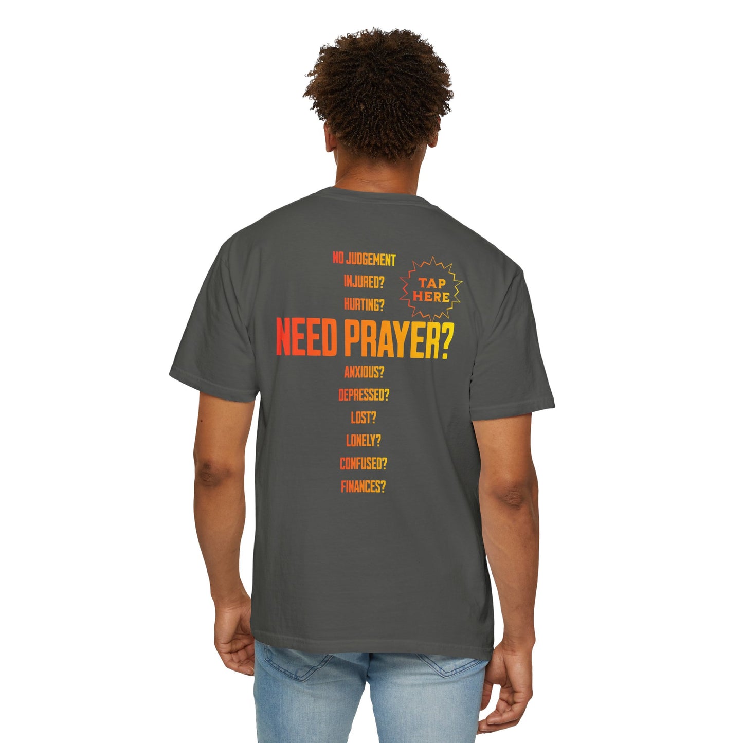 NEED PRAYER? Interactive Ministry Shirt