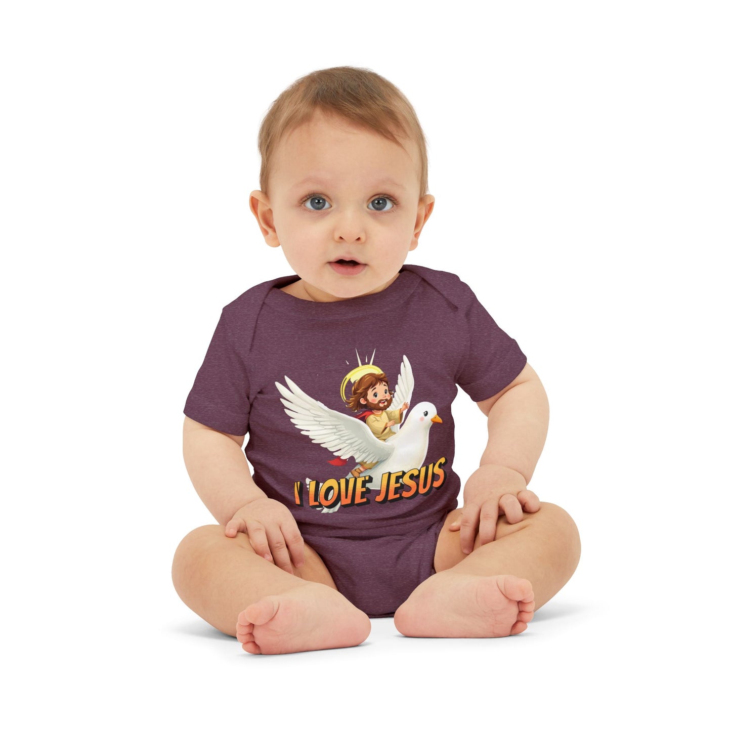 I Love Jesus - Dove - Infant Onesie