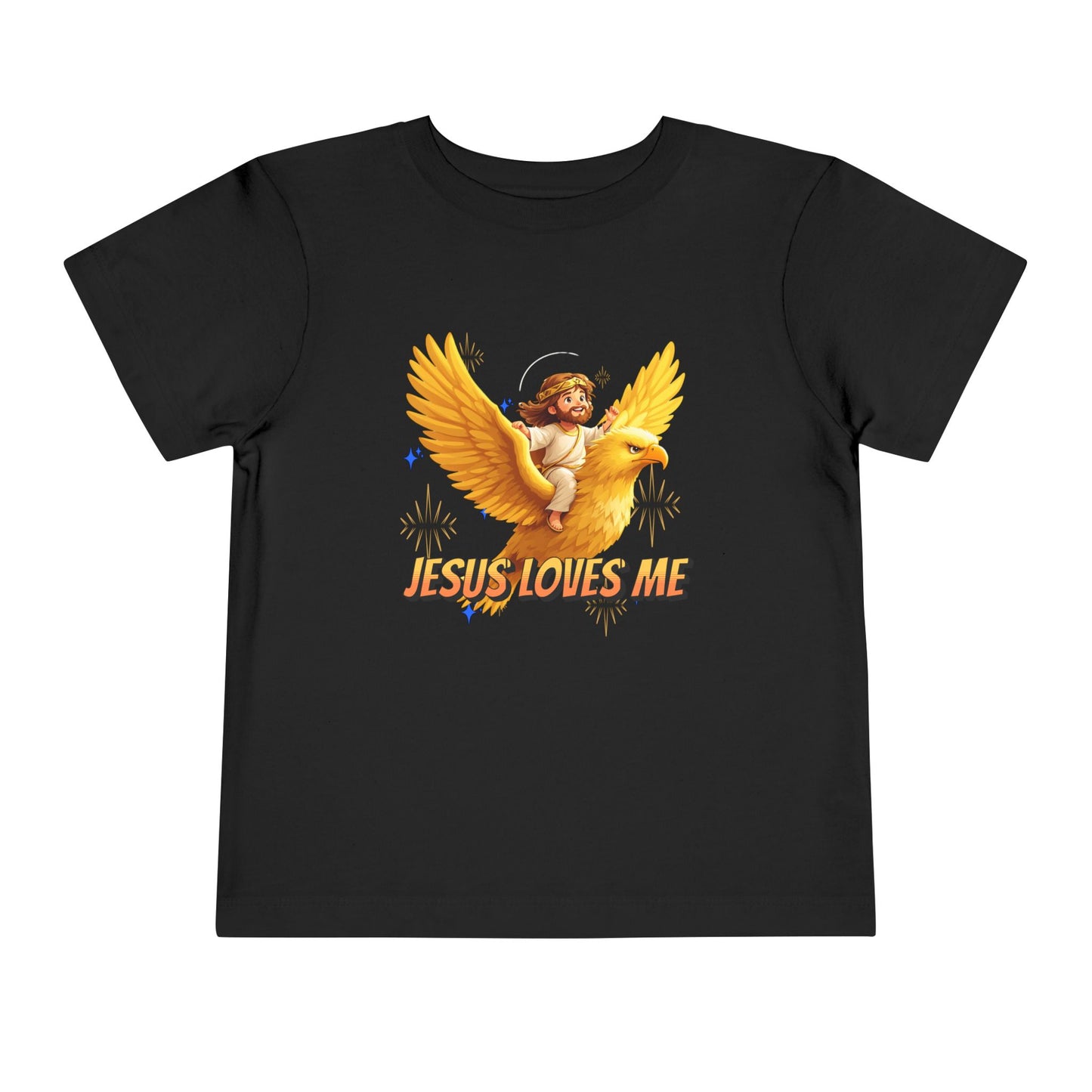 Jesus Loves Me! Jesus Riding an Eagle | Toddler T-Shirt