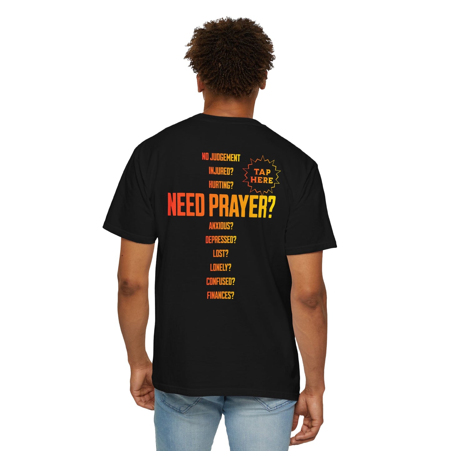 NEED PRAYER? Interactive Ministry Shirt
