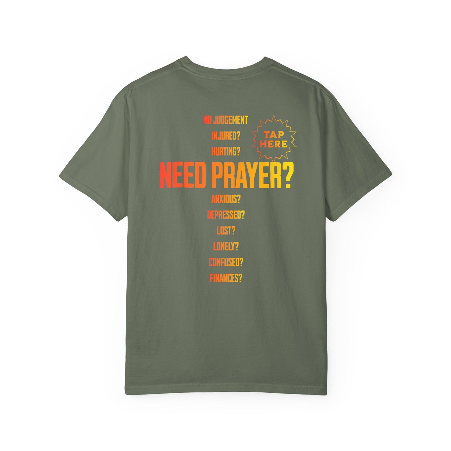 NEED PRAYER? Interactive Ministry Shirt